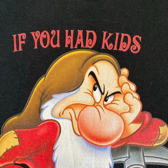 Disneyland Resort Disney World Grumpy 2013 Short Sleeve Tshirt Hanes Cotton 2X - Picture 6 of 15